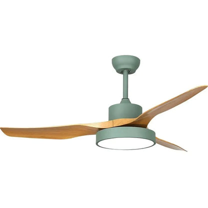 3-Blade Rustic LED Ceiling Fan with Remote - Lighting > lights Fans