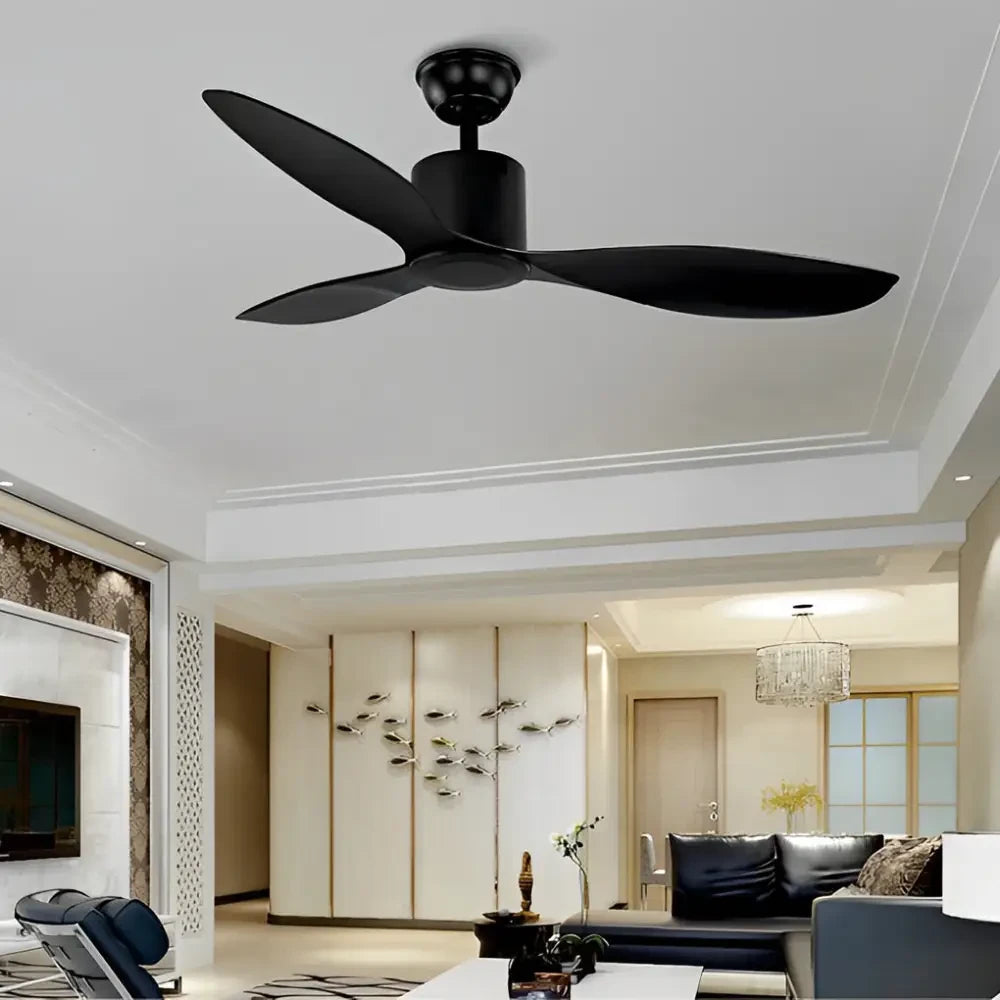 3 Blades LED Dimmable Ceiling Fan with Remote - Lighting > lights Fans