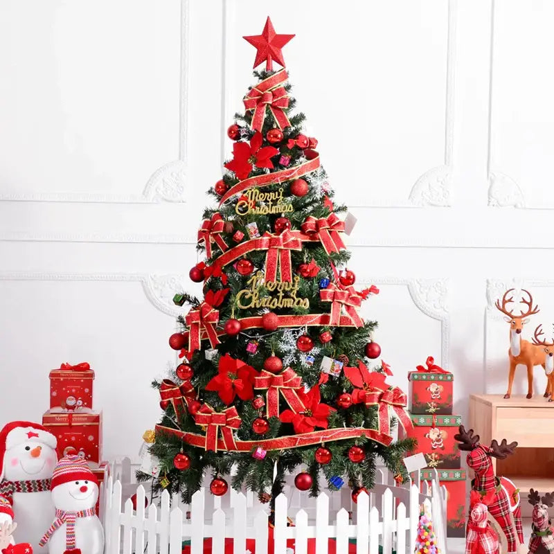 4-10 FT Artificial PVC Christmas Tree - Home & Garden > Decor Seasonal Holiday Decorations