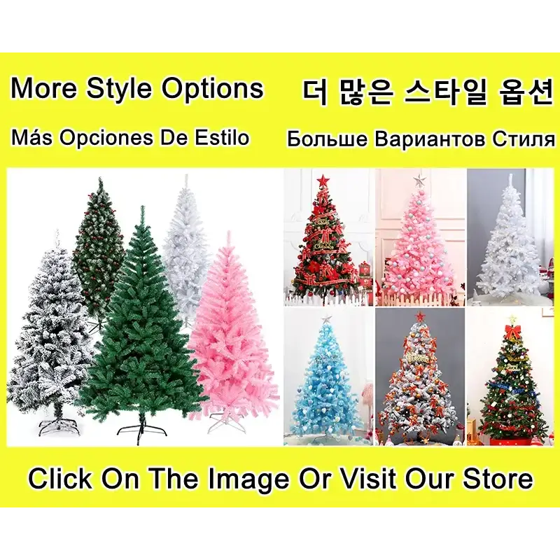 4 Colors Artificial Christmas Pine Tree - Home & Garden > Decor Seasonal Holiday