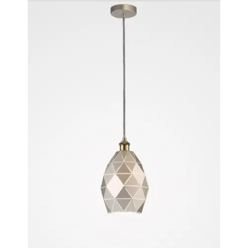 American Vintage Crystal Pendants: Illuminate Your Home - A / Gray Pendant Lighting