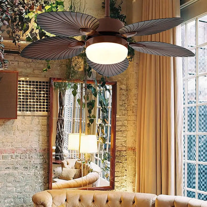 Antique Retro LED Ceiling Fan Light with Remote - 52’’/132.08cm Lighting > lights Fans