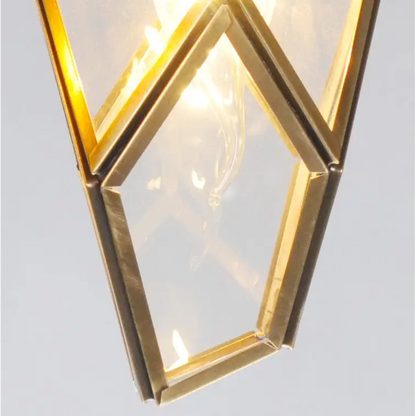 Art Deco Diamond Pendant Light for Dining Living Bar - Lighting