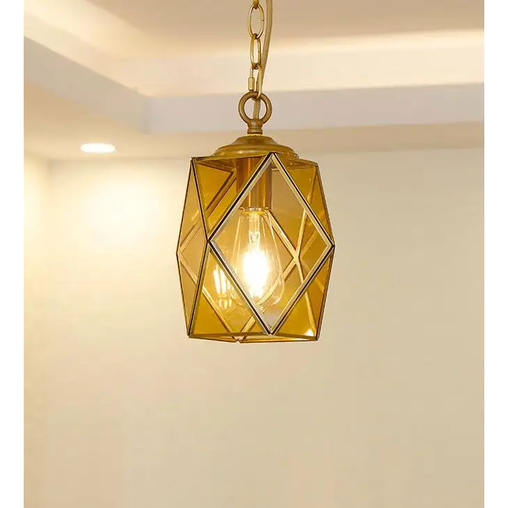 Art Deco Diamond Pendant Light for Dining Living Bar - Lighting