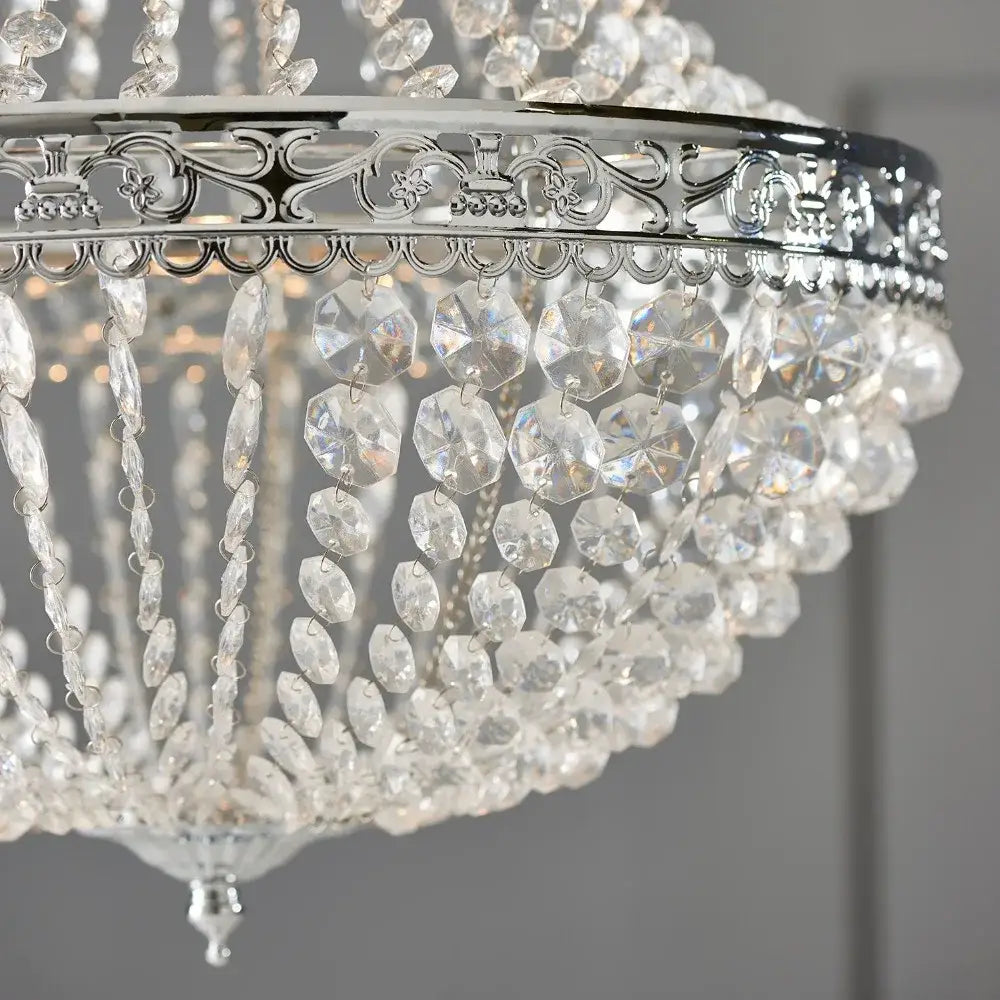 Charlotte Pendant Crystal Chandelier - Chandeliers