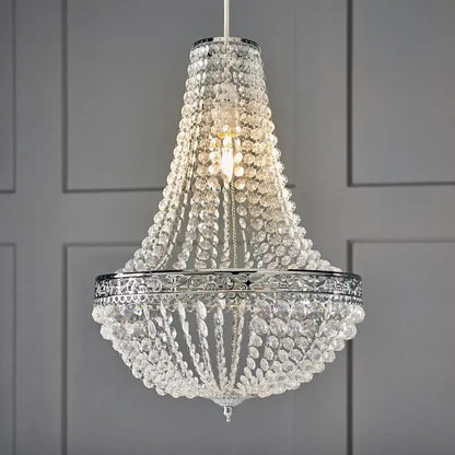 Charlotte Pendant Crystal Chandelier - Chandeliers