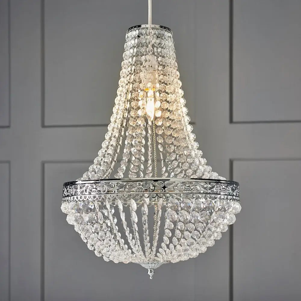 Charlotte Pendant Crystal Chandelier - Chandeliers