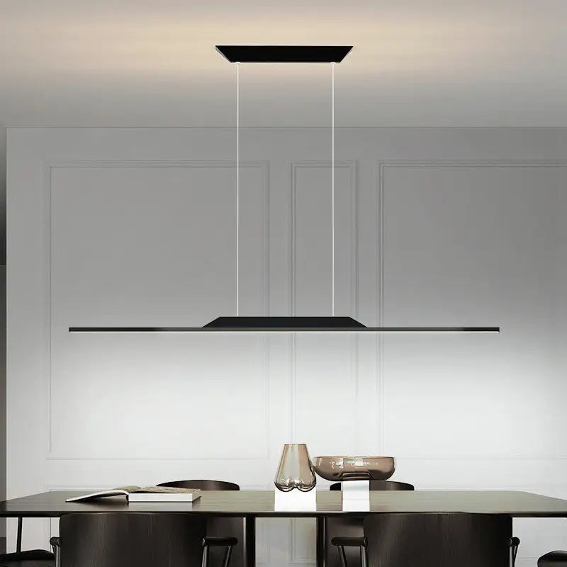 Creative Minimalist Chandelier for Dining Kitchen - Black / Cool Light L31.5’ L80.0cm