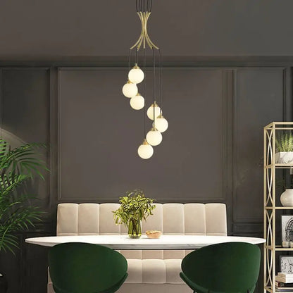 Creative Nordic Modern Chandelier for Staircase Living Dining - Home & Garden > Lighting