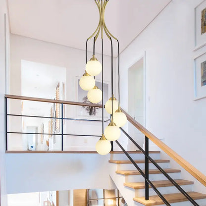 Creative Nordic Modern Chandelier for Staircase Living Dining - Home & Garden > Lighting