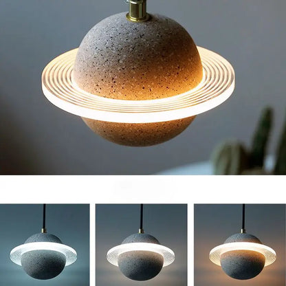 Creative Planet Industrial LED Hanging Pendant Light - Lighting