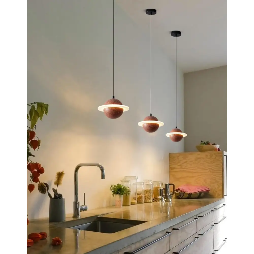 Creative Planet Industrial LED Hanging Pendant Light - Lighting