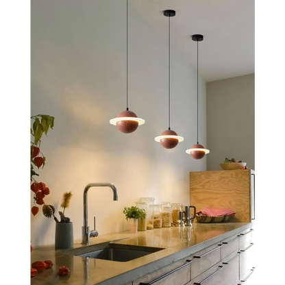 Creative Planet Industrial LED Hanging Pendant Light - Lighting