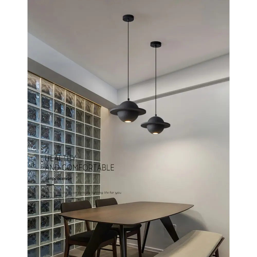 Creative Planet Industrial LED Hanging Pendant Light - Lighting