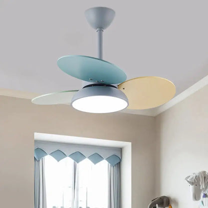 Flower Shaped Kids Ceiling Fan with Light - Lighting > lights Fans