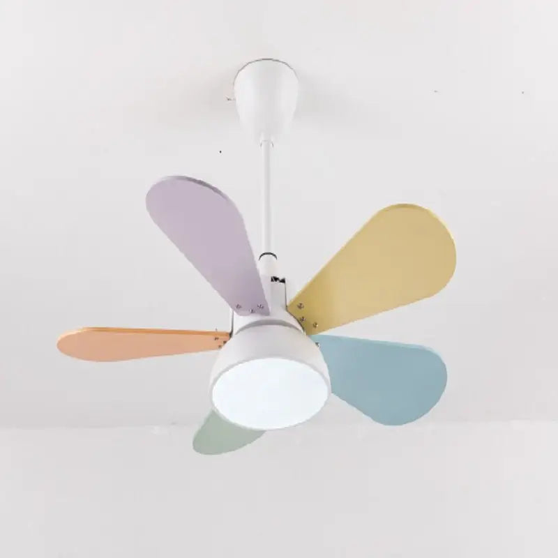 Flower Shaped Kids Ceiling Fan with Light - Lighting > lights Fans