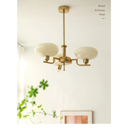 French Bauhaus Medieval Ceiling Chandelier