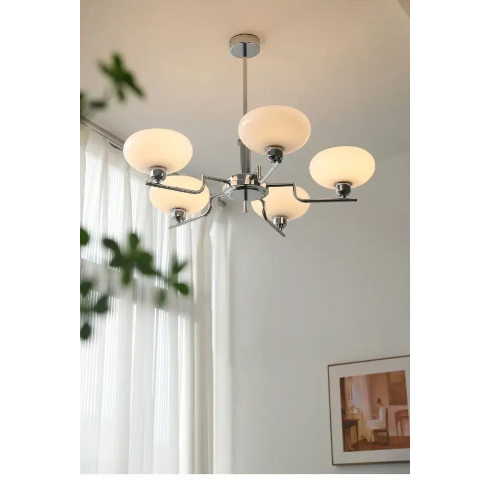 French Bauhaus Medieval Ceiling Chandelier