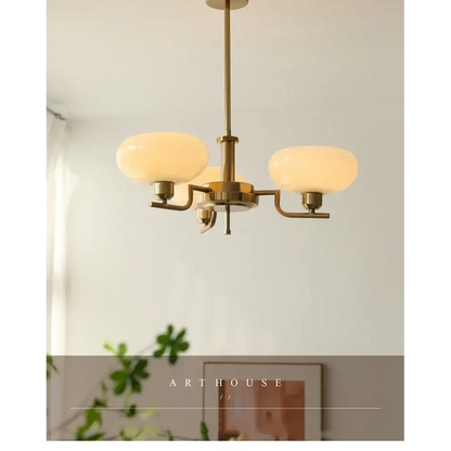 French Bauhaus Medieval Ceiling Chandelier