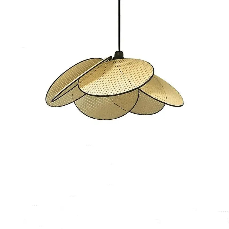 French Rattan Pendant Light for Dining Bedroom - Lighting