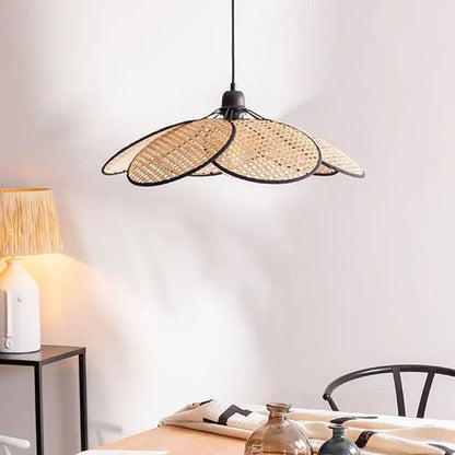 French Rattan Pendant Light for Dining Bedroom - Lighting