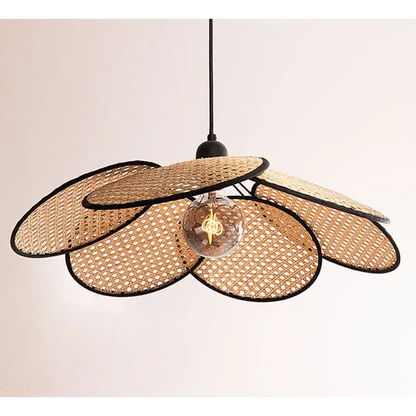 French Rattan Pendant Light for Dining Bedroom - Lighting