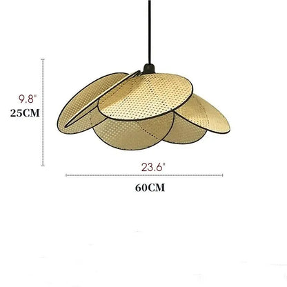 French Rattan Pendant Light for Dining Bedroom - Lighting