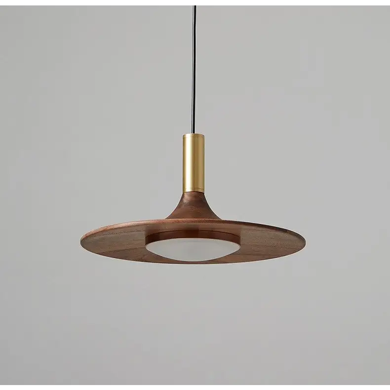 Industrial Walnut Wood Pendant Light for Dining Bar Restaurant - Lighting