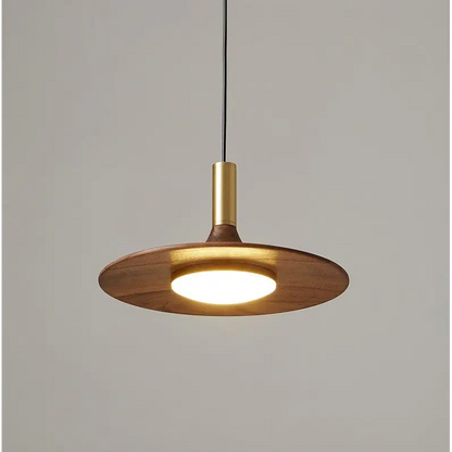 Industrial Walnut Wood Pendant Light for Dining Bar Restaurant - Lighting