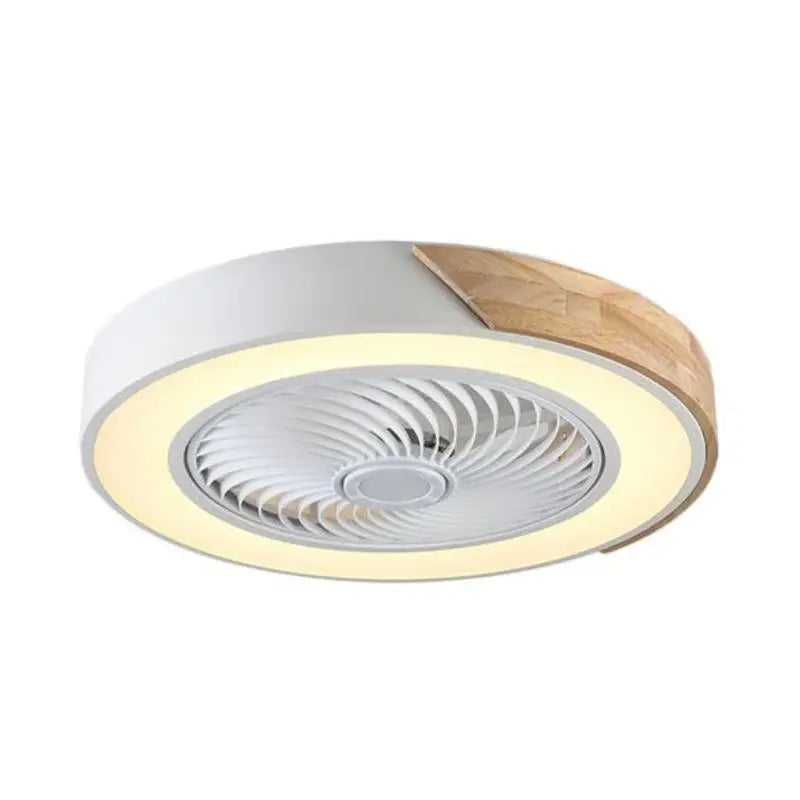 LED Bladeless Ceiling Fan Light with Flush Mount - Lighting > lights Fans