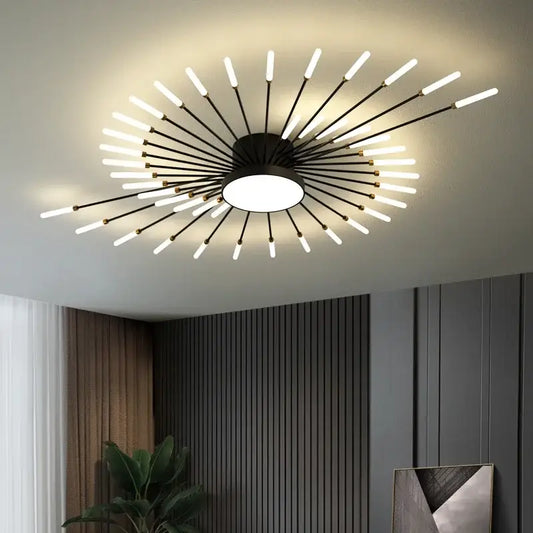 LED Nordic Fireworks Ceiling Chandelier for Living Room - Home & Garden > Lighting