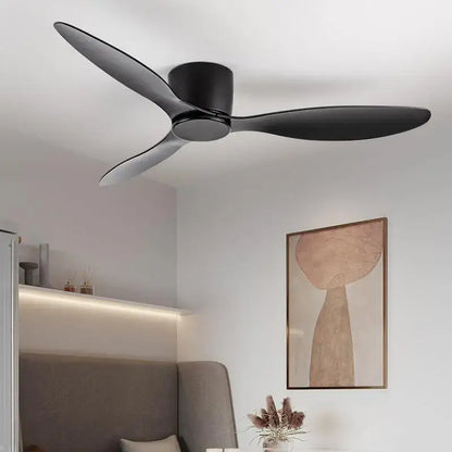 Low Floor Ceiling Fan with Light for Living Dining Bedroom - Model 3 / 42 Inch 110V Fans