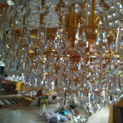 Luxury Large Foyer Crystal Chandelier for Staircase - Chandeliers