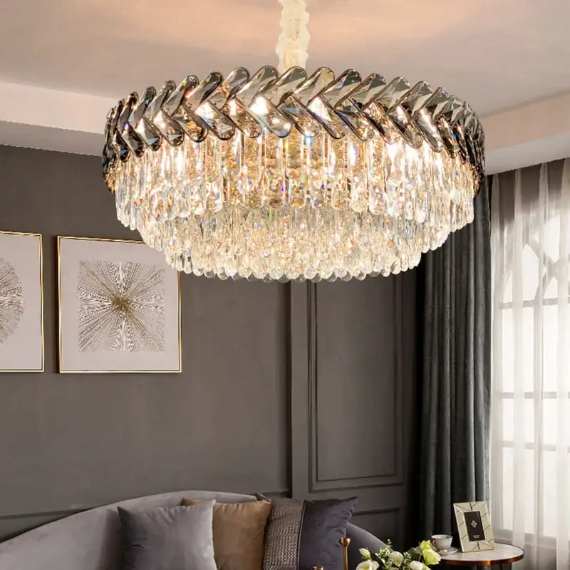 Luxury Large Round Chandelier for Living Dining Bedroom