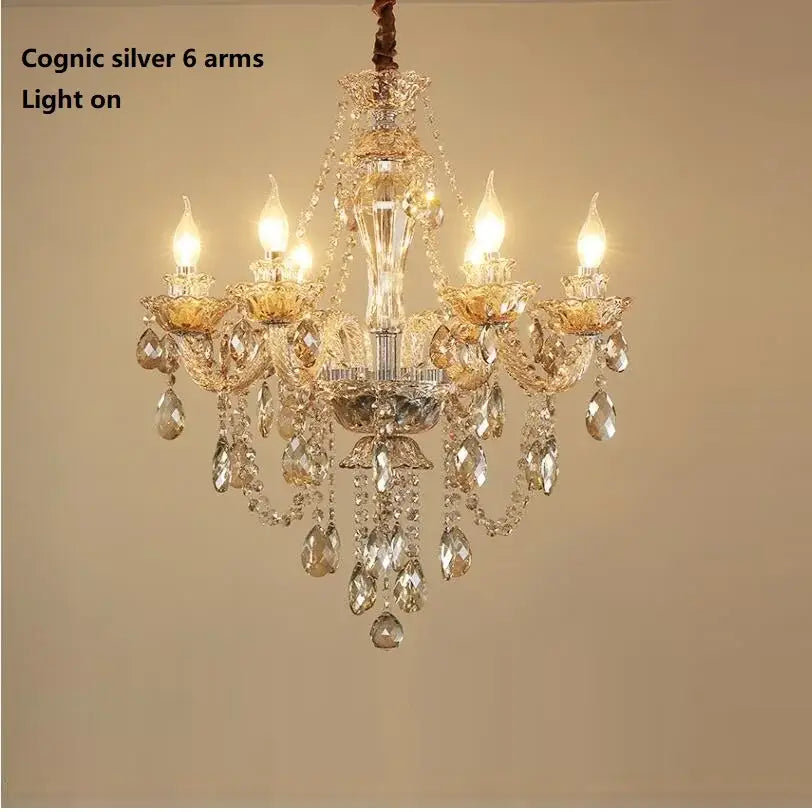 Luxury Modern Crystal Candle Chandelier - Home & Garden > Lighting Fixtures Chandeliers