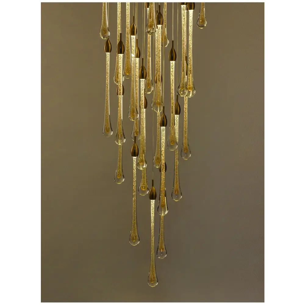 Luxury Modern Crystal Chandelier for Staircase Living Bathroom - Home & Garden > Lighting