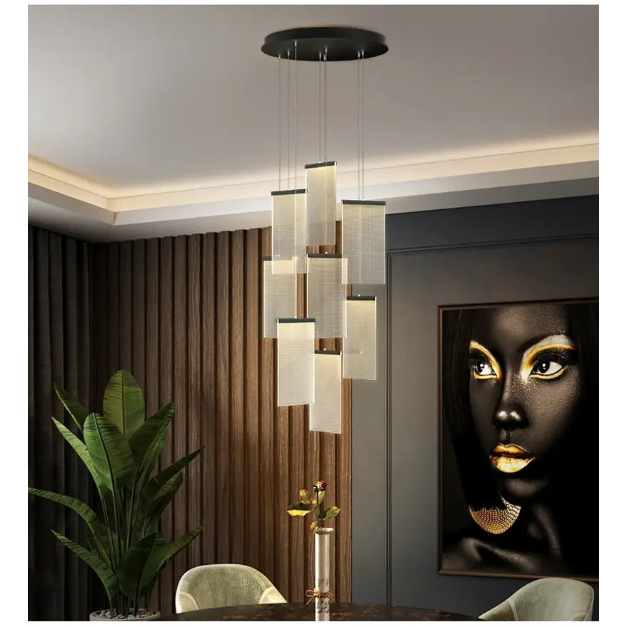 Luxury Modern LED Chandelier for Staircase Living Lobby - Home & Garden > Lighting