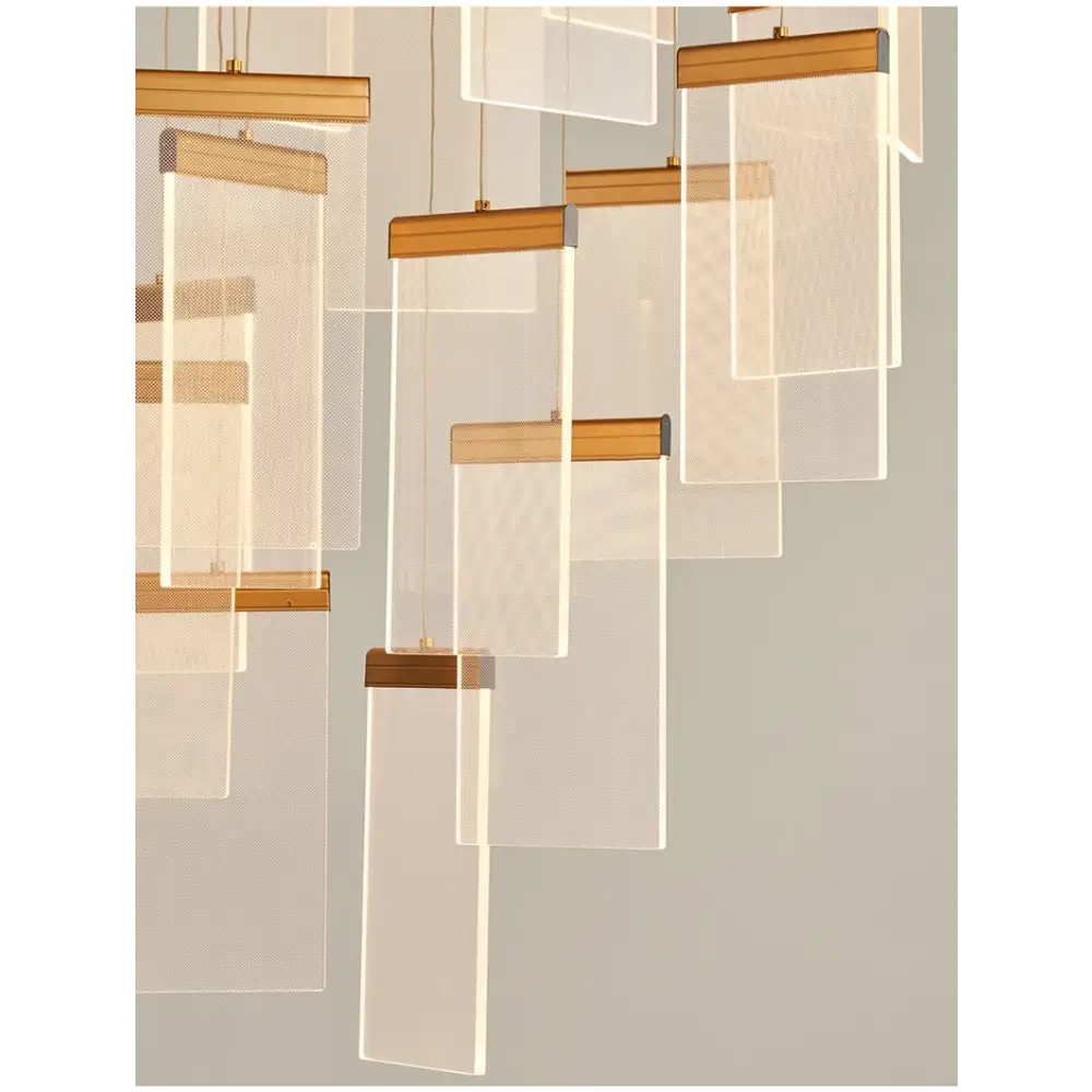 Luxury Modern LED Chandelier for Staircase Living Lobby - Home & Garden > Lighting