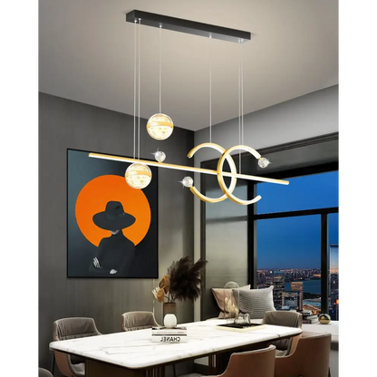 Luxury Nordic LED Pendant Light for Dining Kitchen Bedroom - Lighting