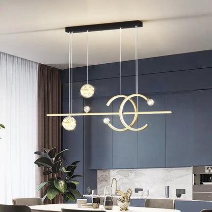 Luxury Nordic LED Pendant Light for Dining Kitchen Bedroom - Lighting