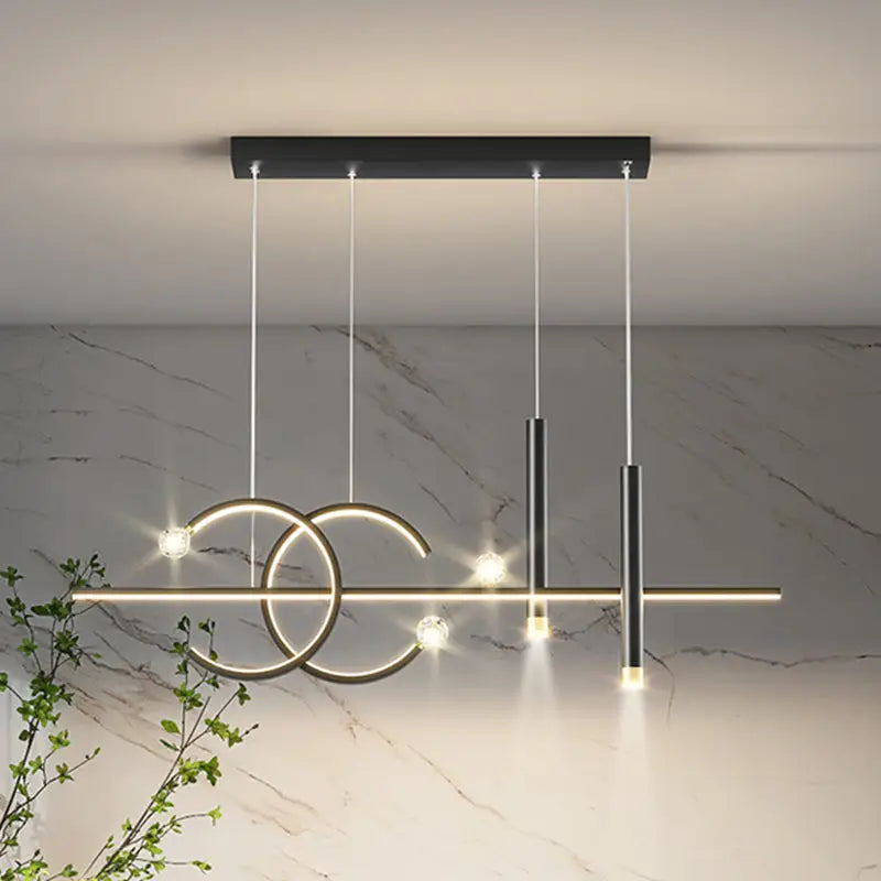 Luxury Nordic Pendant Light for Dining Kitchen Bedroom - Cool / Black - Lighting