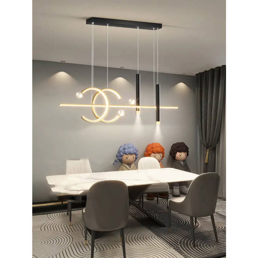 Luxury Nordic Pendant Light for Dining Kitchen Bedroom - Cool / Golden - Lighting