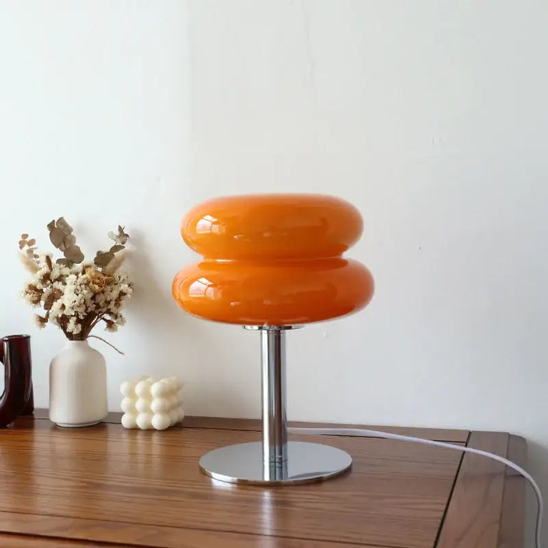 Macaron Glass Table Lamp - Orange A - Lighting > & Floor Lamps lamps