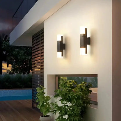 Minimalist Outdoor Waterproof LED Wall Light for Garden Street - Lighting