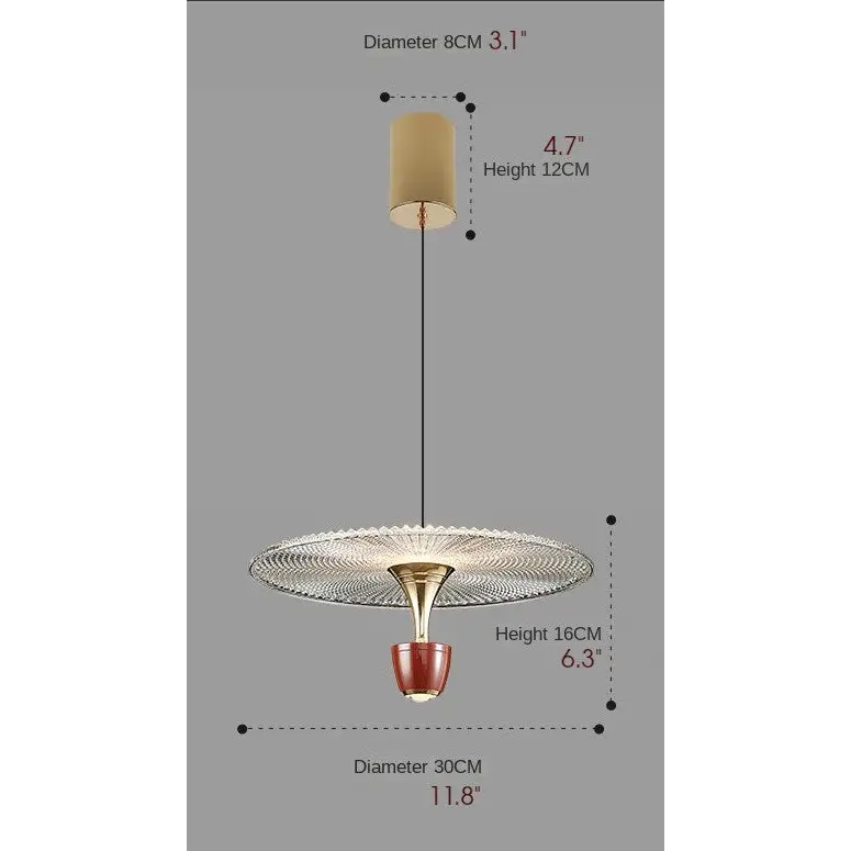 Modern Art Flower Umbrella Pendant Light for Dining Bedroom - Lighting