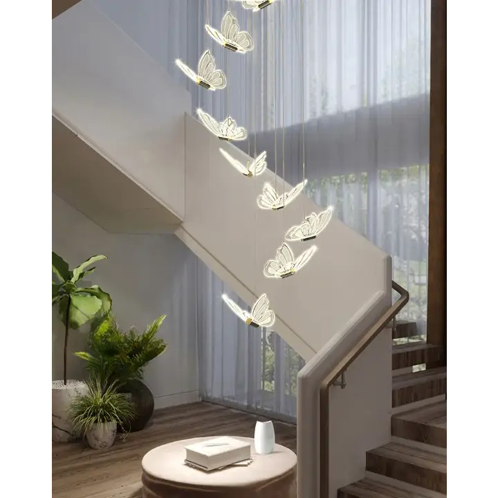 Modern Butterfly Chandelier for Living Staircase Bedroom - Home & Garden > Lighting