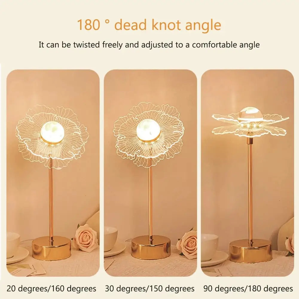Modern Butterfly Table LED Lamp for Bedroom Living Study