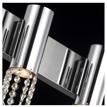 Modern Chrome 2 lights Wall Sconce for Living Bedroom - Sconces