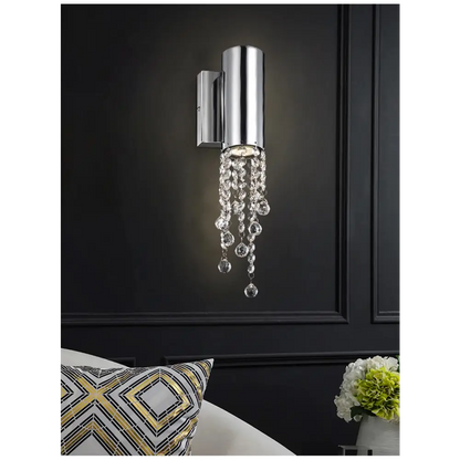 Modern Chrome Stainless Steel Wall Sconce for Living Bedroom - Sconces