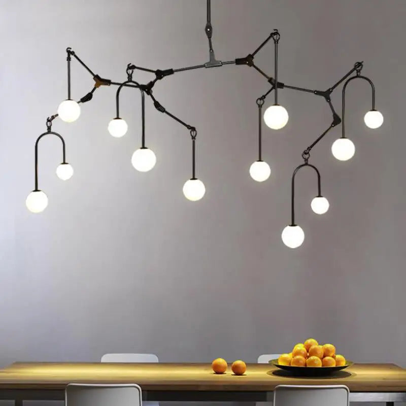 Modern Creative Glass Ceiling Chandelier for Living Bedroom - Home & Garden > Lighting